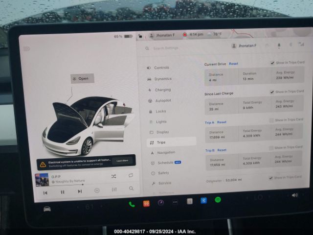5YJ3E1EB4KF195524 Tesla Model 3 Long Range/performance