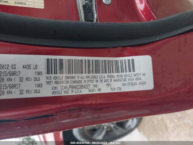 1C4NJPBA0ED894227 Jeep Patriot Altitude