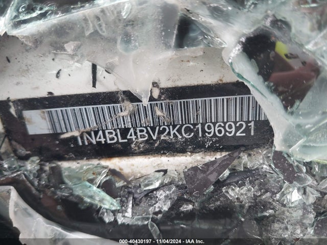 Nissan Altima 2.5 S 2019 1N4BL4BV2KC196921 Image 9