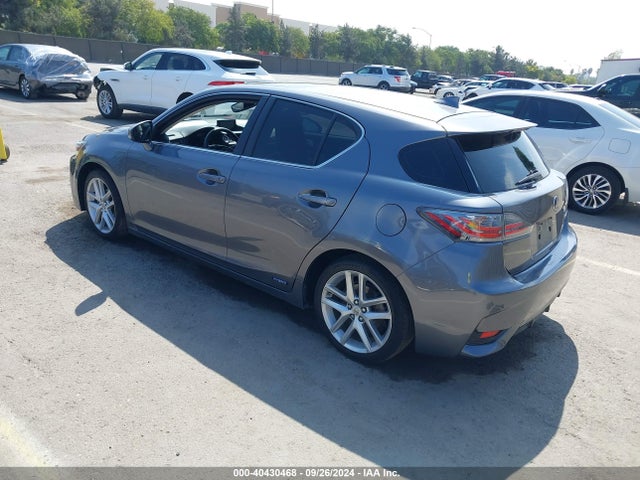 JTHKD5BH5E2199845 Lexus Ct 200h Hybrid
