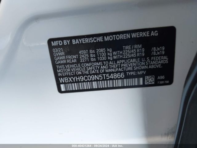 WBXYH9C09N5T54866 BMW X2 Sdrive28i