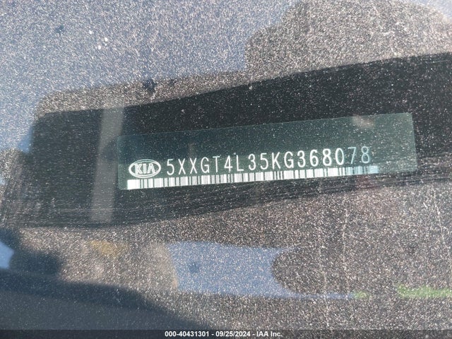 KIA Optima Lx 2019 5XXGT4L35KG368078 Image 9