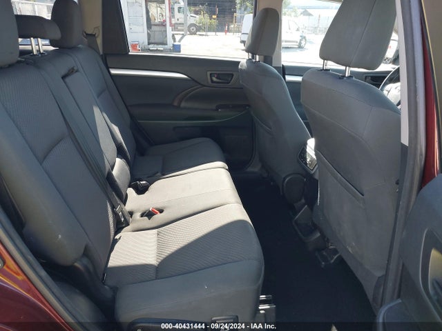 Toyota Highlander Le 2017 5TDBZRFH5HS467004 Image 8