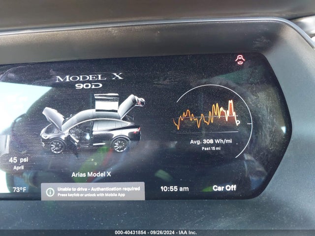 Tesla Model X 60d/70d/75d/90d 2016 5YJXCAE21GF001711 Image 18