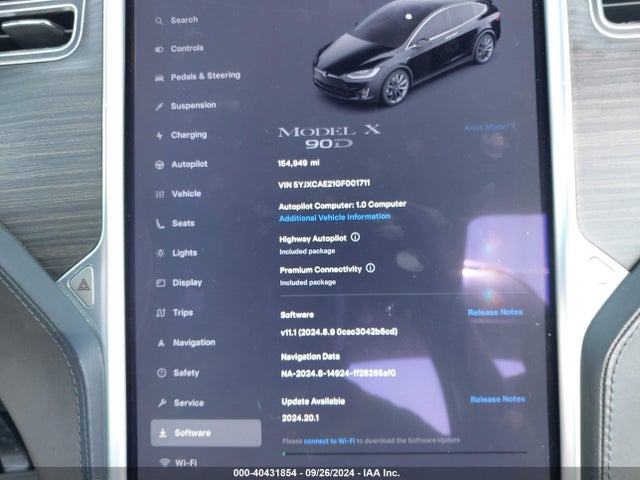 2016 TESLA MODEL X 5YJXCAE21GF001711 Photo 6