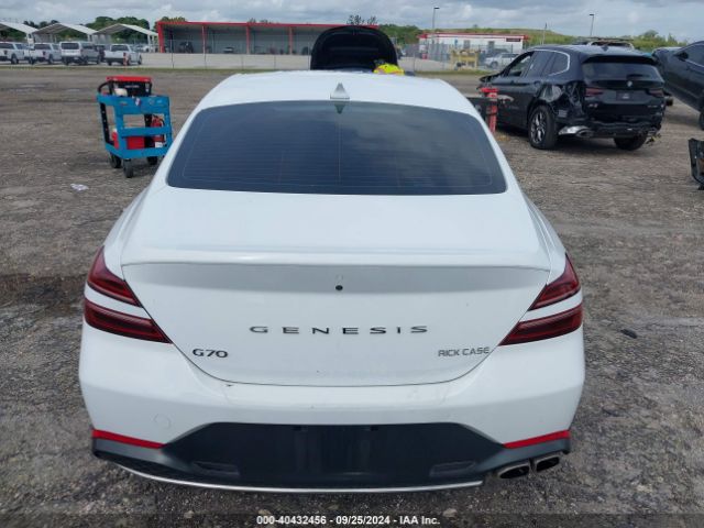 KMTG34TA0PU125005 Genesis G70 2.0t Rwd