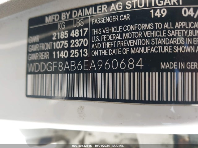 WDDGF8AB6EA960684 Mercedes-Benz C 300 Luxury 4matic/sport 4matic