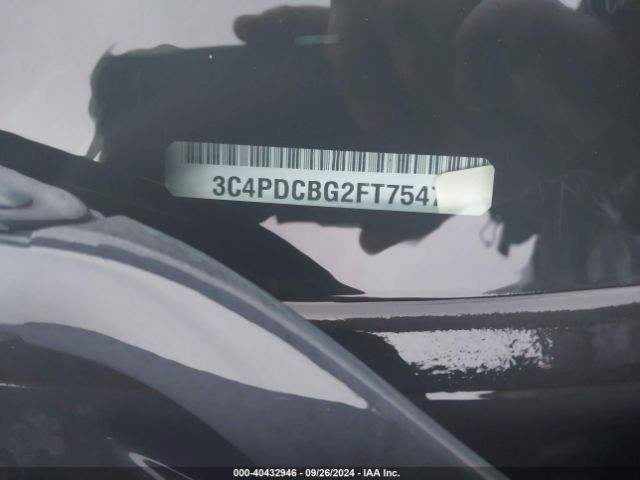 3C4PDCBG2FT754785 Dodge Journey Sxt