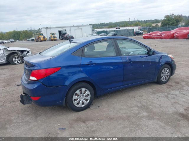 KMHCT4AE6GU158685 Hyundai ACCENT SE
