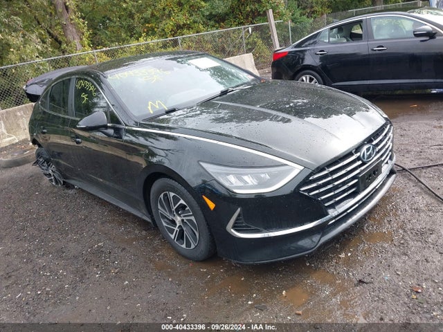 Hyundai Sonata Blue 2021 KMHL24JJ8MA023494 Image 1