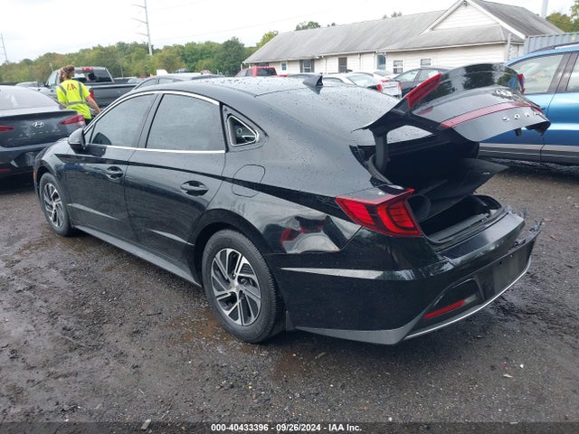 Hyundai Sonata Blue 2021 KMHL24JJ8MA023494 Image 3
