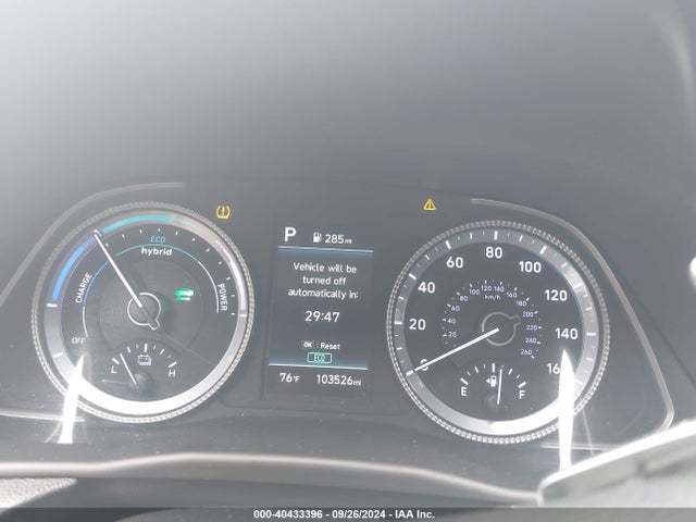 Hyundai Sonata Blue 2021 KMHL24JJ8MA023494 Image 7