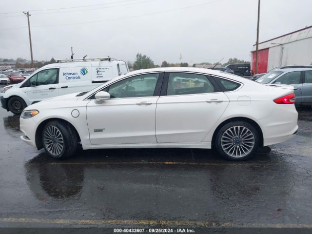 3FA6P0SU8JR260899 Ford Fusion Energi Titanium