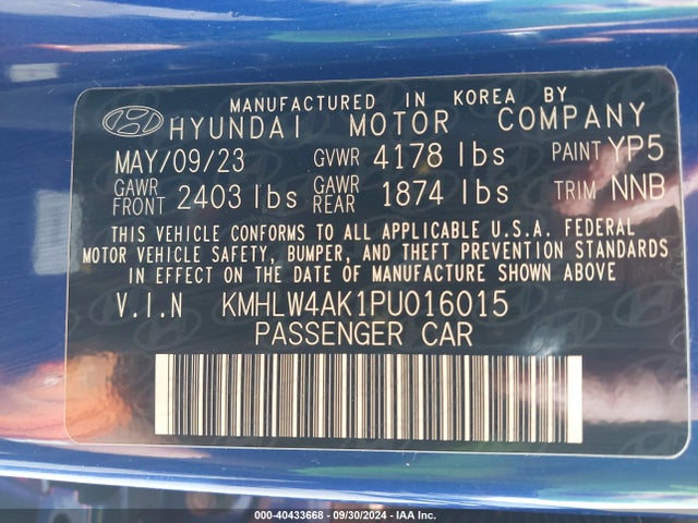 Hyundai ELANTRA N 2023 KMHLW4AK1PU016015 Image 9
