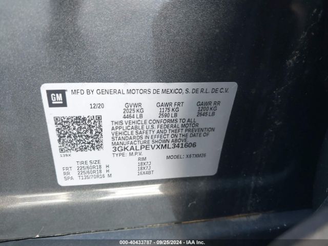 3GKALPEVXML341606 GMC Terrain Fwd Slt