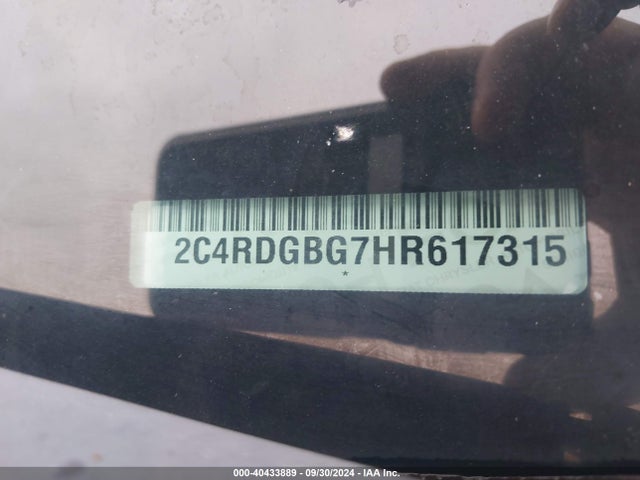 Dodge Grand Caravan Se 2017 2C4RDGBG7HR617315 Image 9