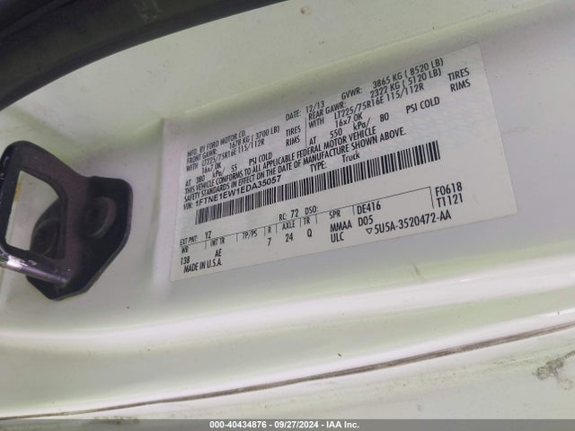 Ford E-150 Commercial 2014 1FTNE1EW1EDA35057 Image 9