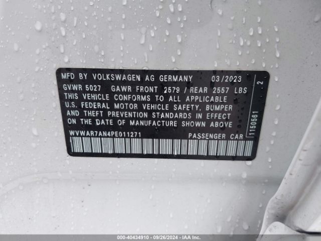 2023 VOLKSWAGEN ARTEON WVWAR7AN4PE011271 Photo 8