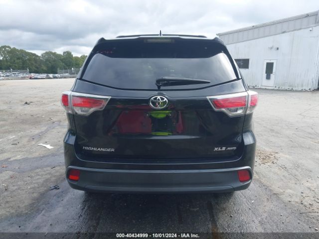 5TDJKRFHXGS355183 Toyota Highlander Xle V6
