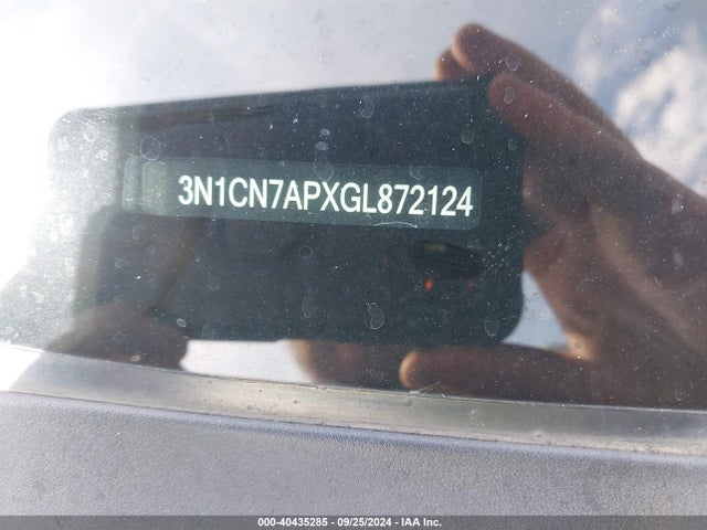 Nissan Versa 1.6 S+ 2016 3N1CN7APXGL872124 Image 9