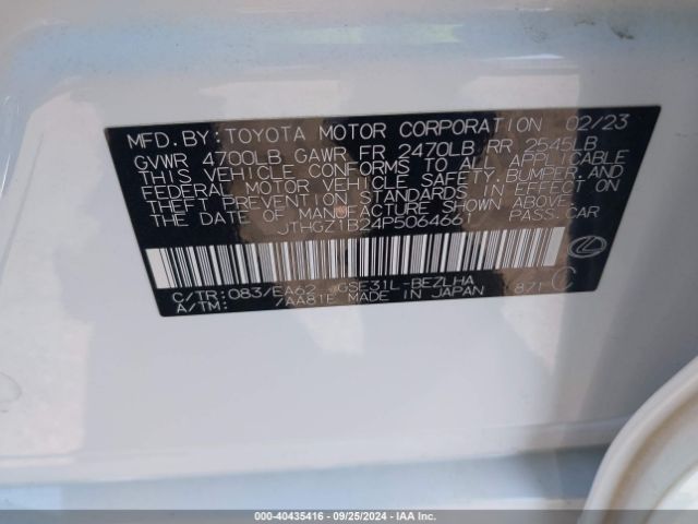 JTHGZ1B24P5064661 Lexus Is 350 F Sport