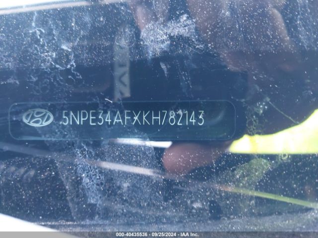 5NPE34AFXKH782143 Hyundai Sonata Sport