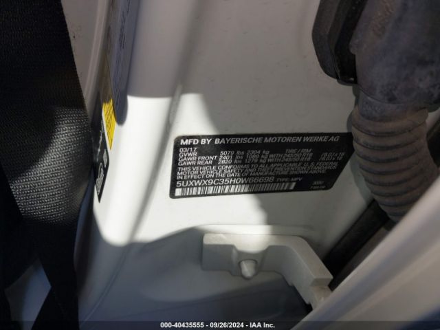 5UXWX9C35H0W66698 BMW X3 Xdrive28i