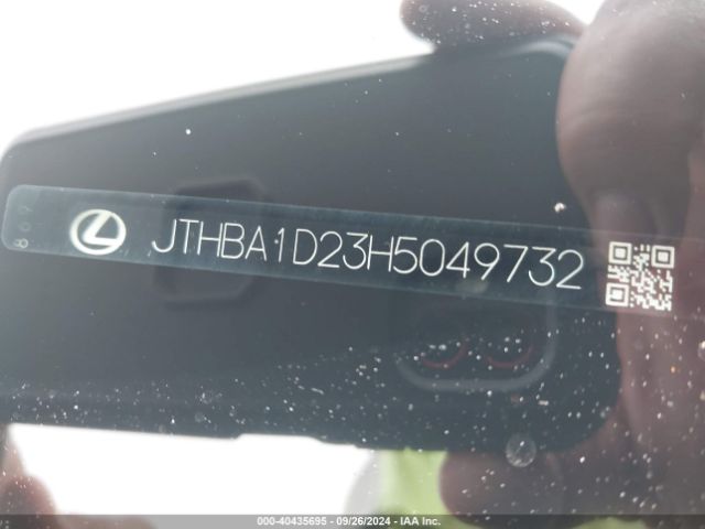 JTHBA1D23H5049732 Lexus IS 200T