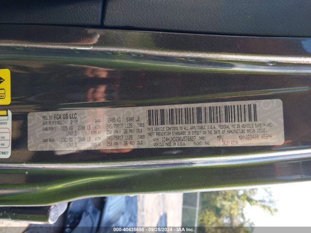 1C4HJXDG3KW576827 Jeep Wrangler Unlimited Sport S 4x4