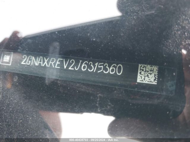 2GNAXREV2J6315360 Chevrolet EQUINOX LS