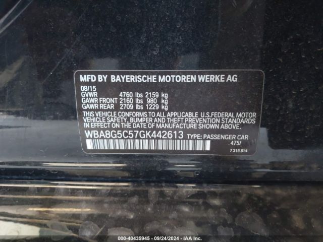 WBA8G5C57GK442613 BMW 328i Xdrive