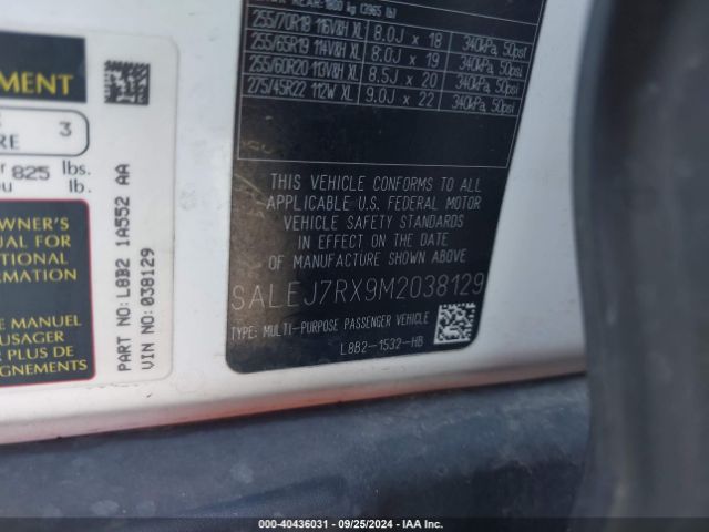 SALEJ7RX9M2038129 Land Rover Defender 110 S