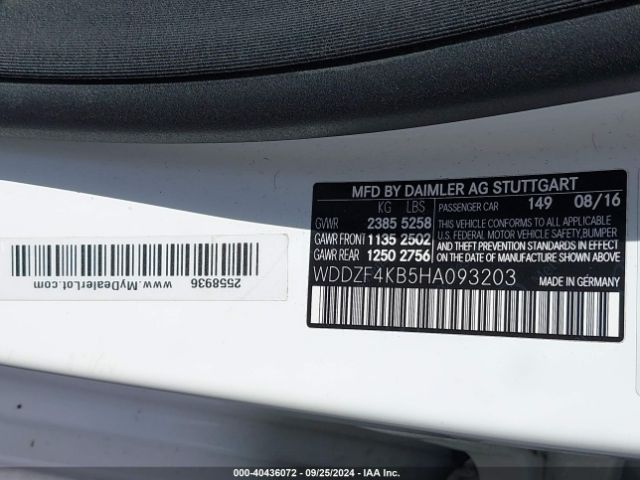 WDDZF4KB5HA093203 Mercedes-Benz E 300 4matic