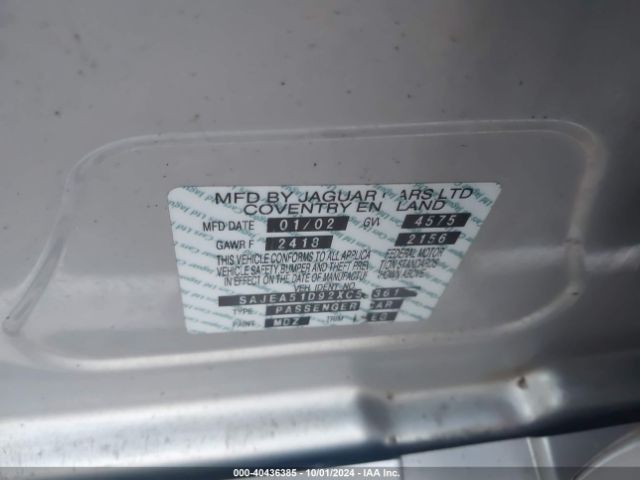 2002 JAGUAR X-TYPE SAJEA51D92XC59361 Photo 8