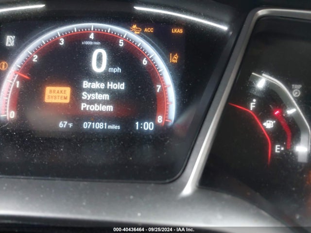 Продаж на аукціоні авто 2019 Honda Civic Sport, vin: 2HGFC2F89KH602910, номер лоту: 40436464