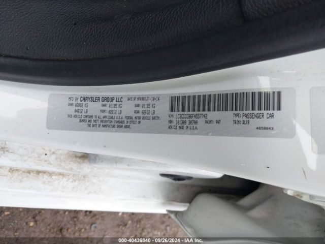 1C3CCCCB6FN557742 Chrysler 200 C