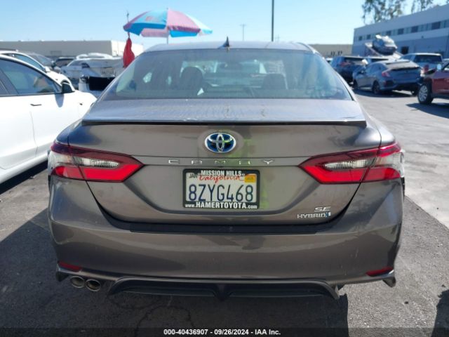 4T1G31AK7NU036520 Toyota Camry Se Hybrid