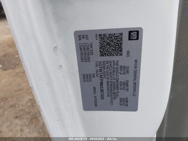 1GTW7AFP9M1287323 GMC lv1