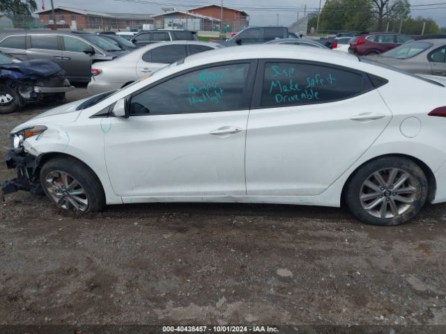 5NPDH4AE4EH505352 Hyundai ELANTRA SE