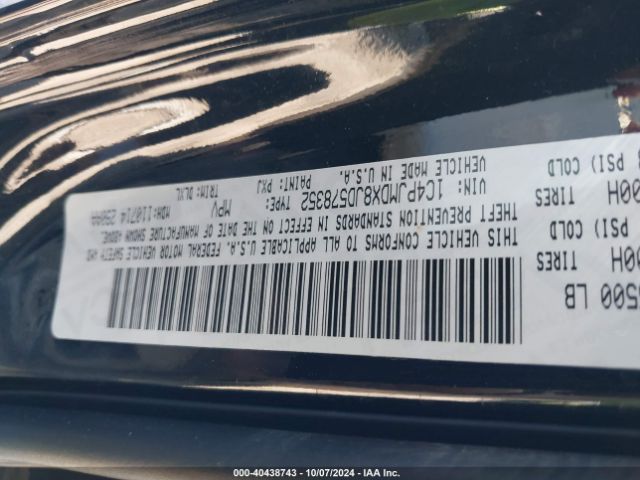 1C4PJMDX8JD578352 Jeep Cherokee Limited 4x4