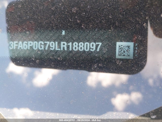 Ford FUSION S 2020 3FA6P0G79LR188097 Image 9