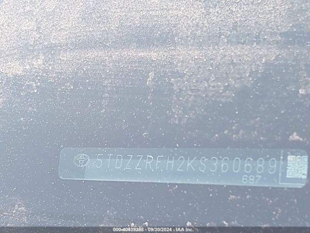 5TDZZRFH2KS360689 Toyota Highlander Le Plus