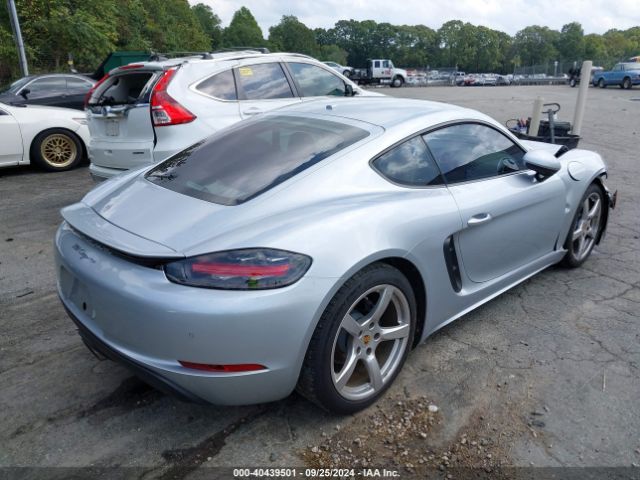 WP0AA2A82JK261704 Porsche 718 Cayman