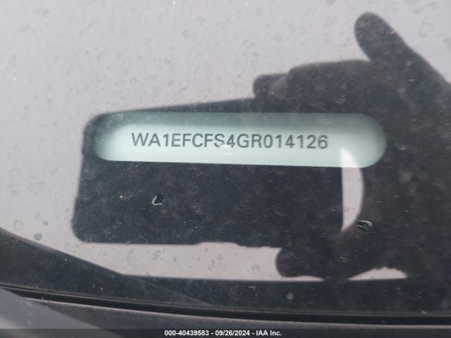 WA1EFCFS4GR014126 Audi Q3 2.0t Premium Plus