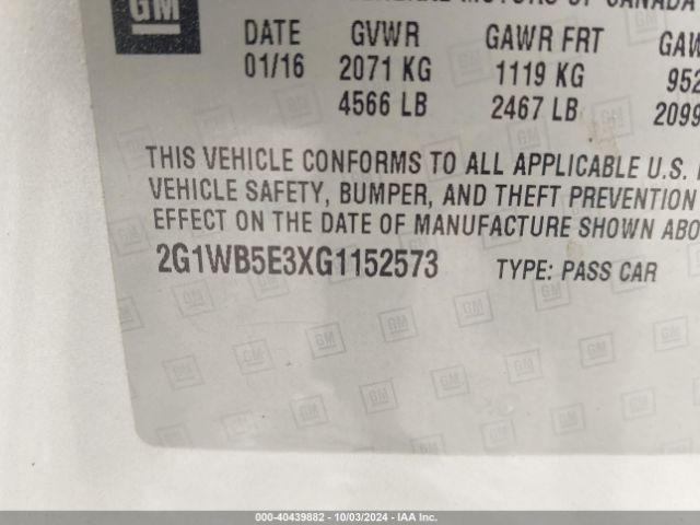 2G1WB5E3XG1152573 Chevrolet Impala Limited Lt