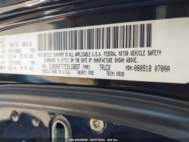 RAM 1500 Express 2014 1C6RR6FT7ES113657 Image 9