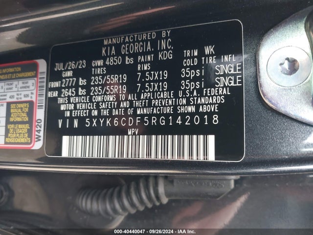KIA Sportage X-line 2024 5XYK6CDF5RG142018 Image 9
