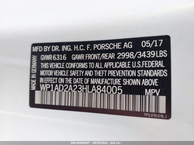 WP1AD2A23HLA84005 Porsche Cayenne Gts