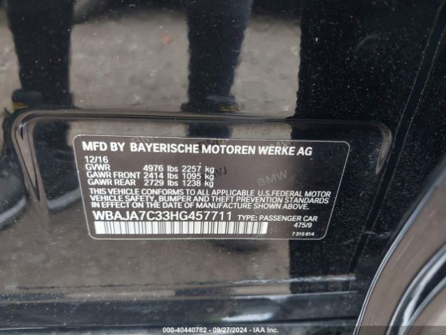 WBAJA7C33HG457711 BMW 530i Xdrive