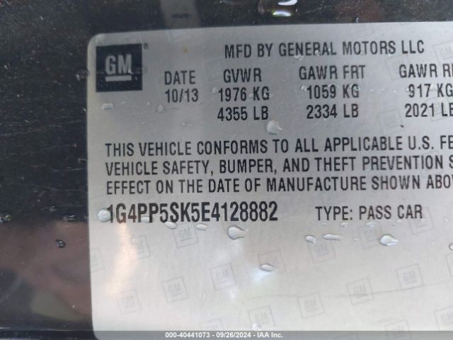 1G4PP5SK5E4128882 Buick Verano